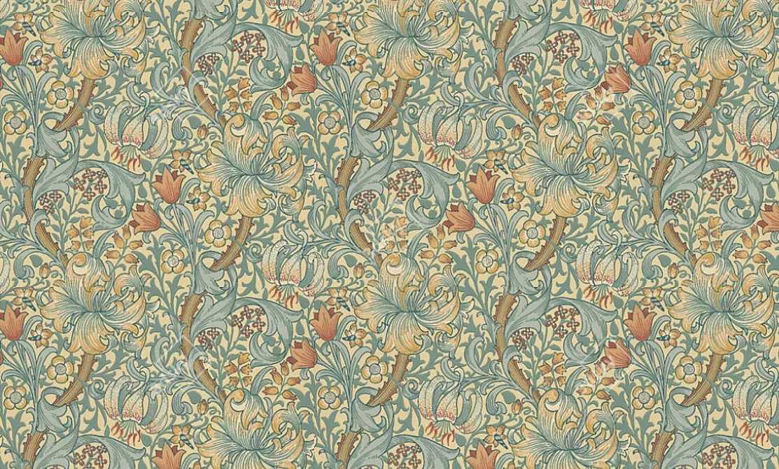 Timeless Elegance: Morris Archive Wallpapers 3D model image 1