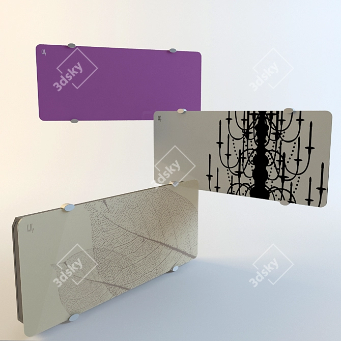 Elegant Lally Radiator 3D model image 1