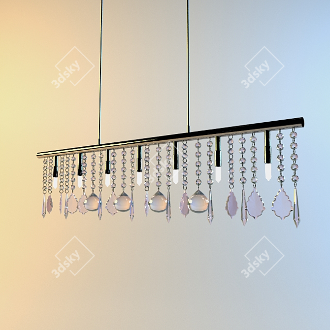 Massive Decorative Pendant 3D model image 1