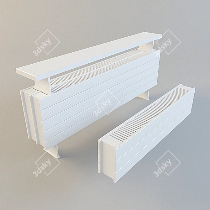 Jaga Radiators: Floor & Wall Mounted 3D model image 1