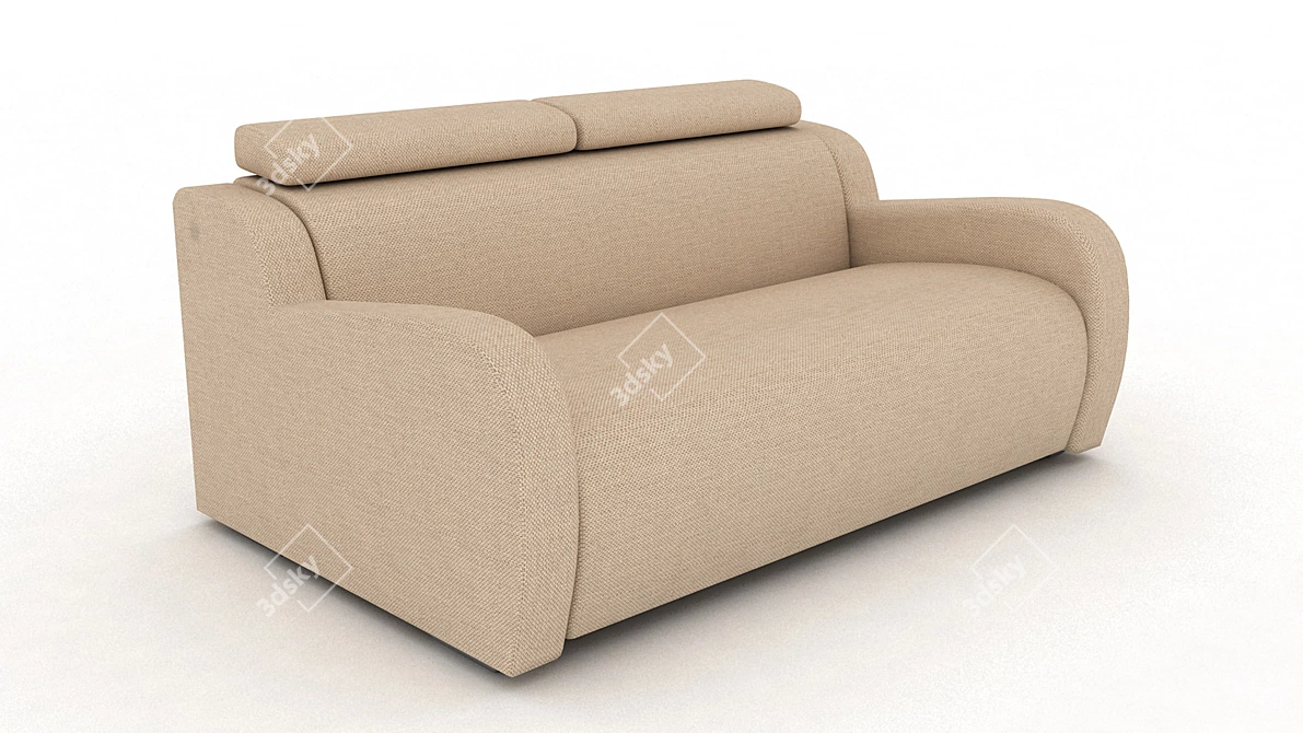 Cozy Comfort Sofa 3D model image 1