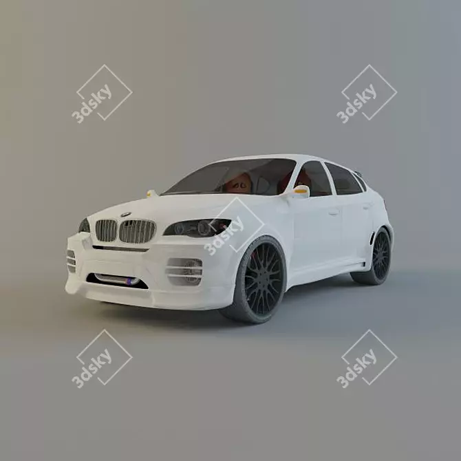 Title: Sleek BMW X6: Impressive Power and Style 3D model image 1