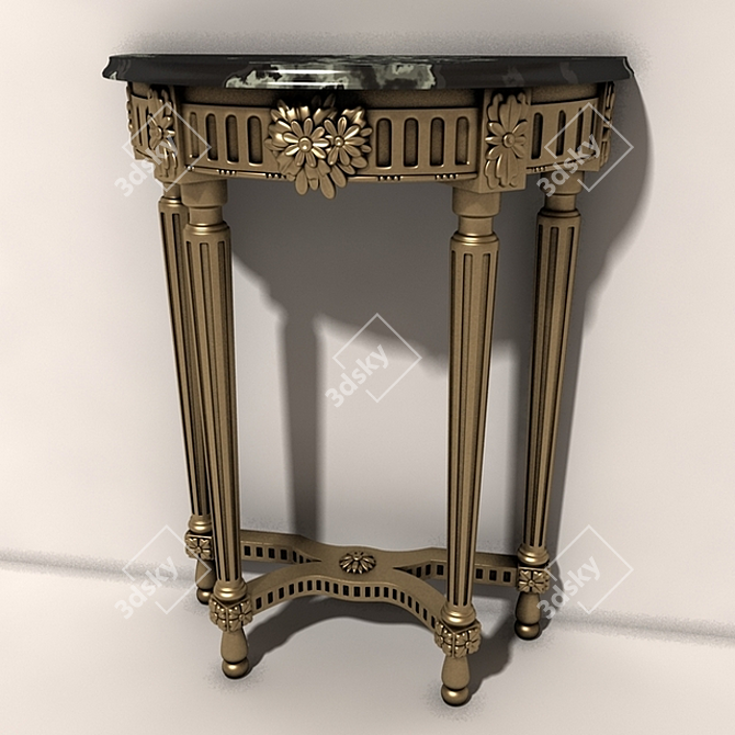 Elegant Colombostile: Expertly Crafted 3D model image 1