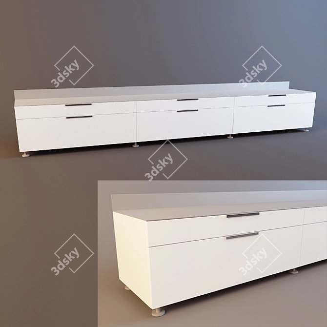 Modern Everywhere Tumba 3D model image 1