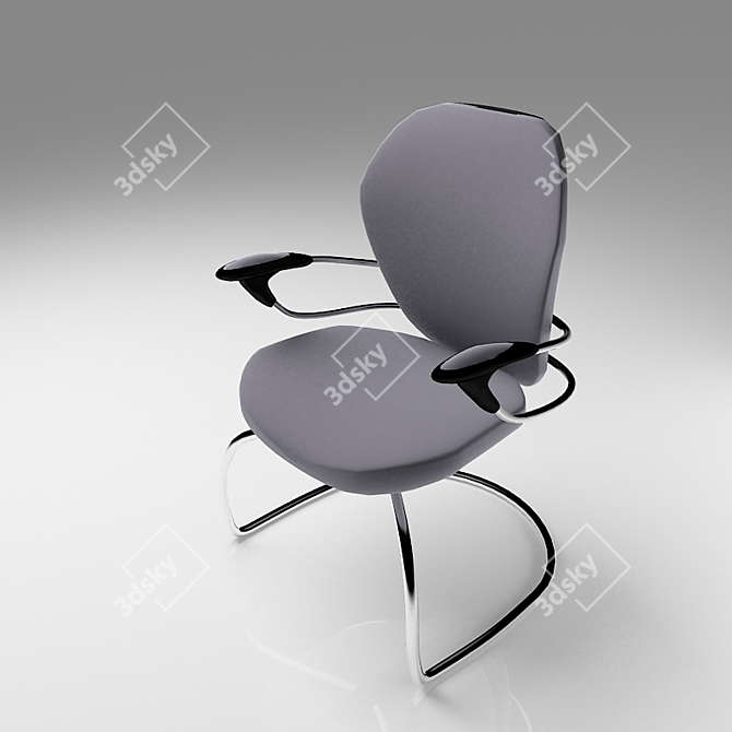  "Philadelphia C" Office Chair - Elegant and Functional 3D model image 1