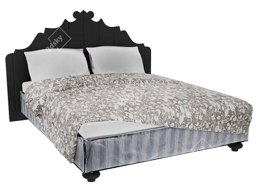 Gervasoni Bed: Custom-sized Comfort 3D model image 1