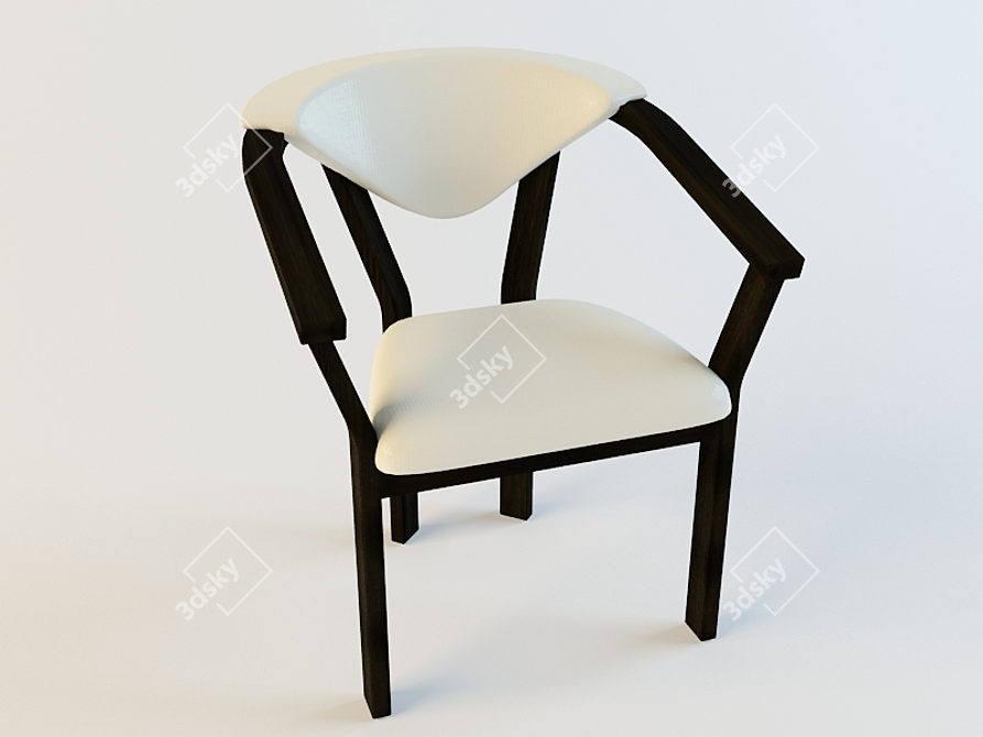 Alexis Chair: Modern Elegance for Your Space 3D model image 1