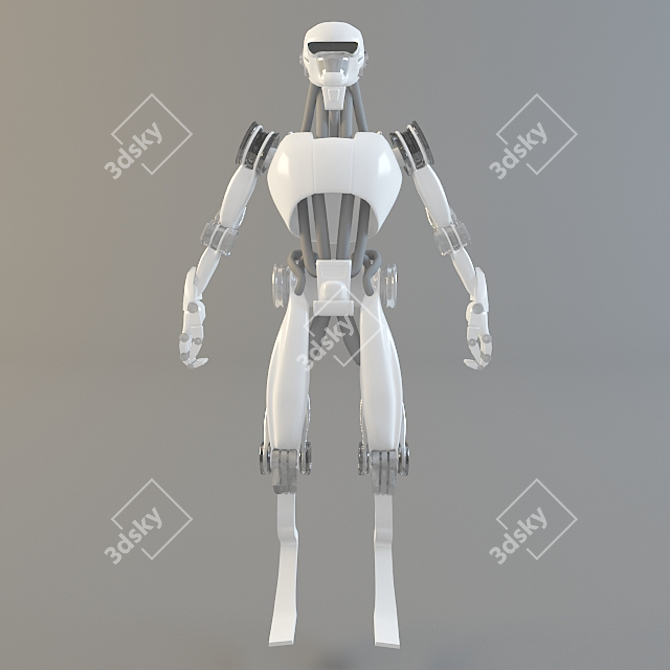 Advanced Robot Model 3D model image 1