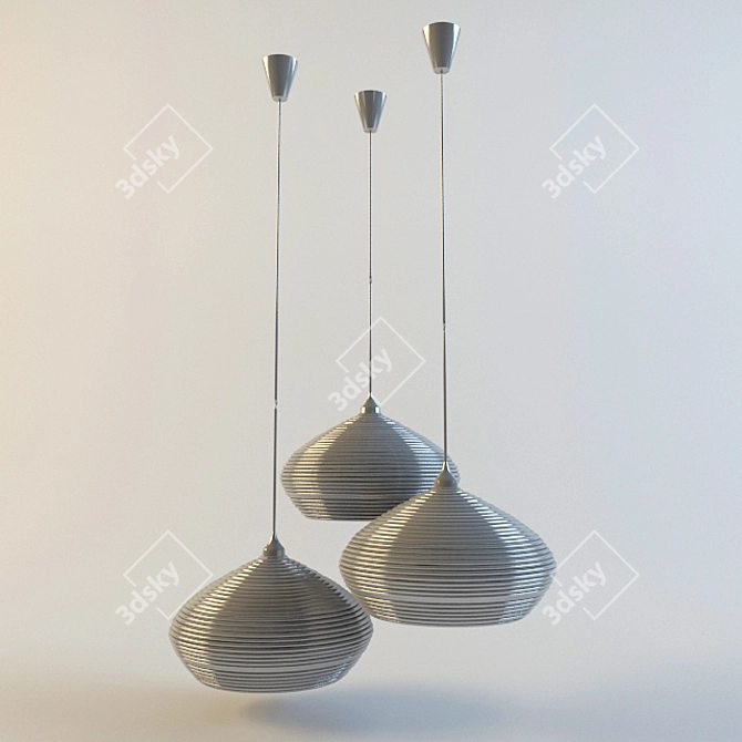 Flos Splügen Brau Pendant Light 3D model image 1