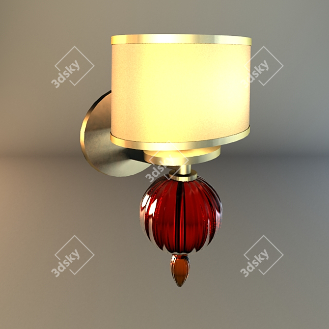 Timeless Elegance Sconce 3D model image 1