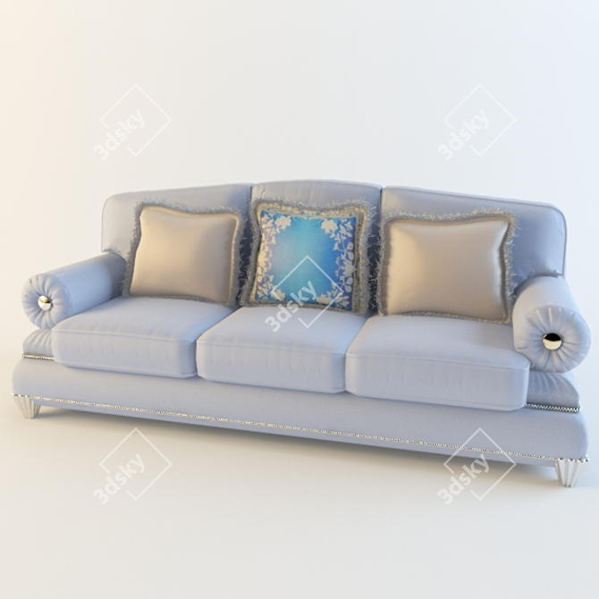Luxury TURRI Royale Sofa 3D model image 1