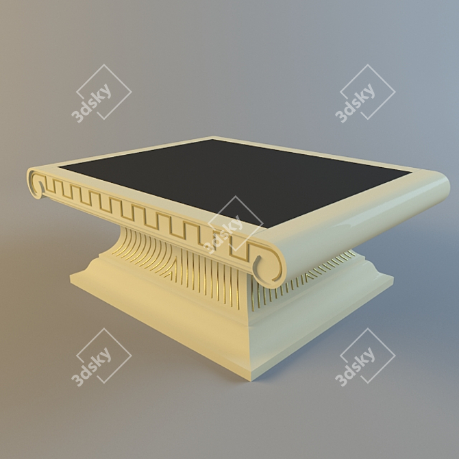 Colombostile Coffee Table: Elegant and Functional 3D model image 1