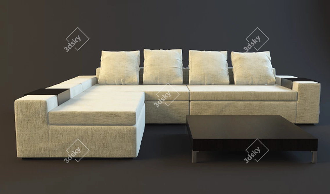 Polonese MAX Interior Sofa Set 3D model image 1