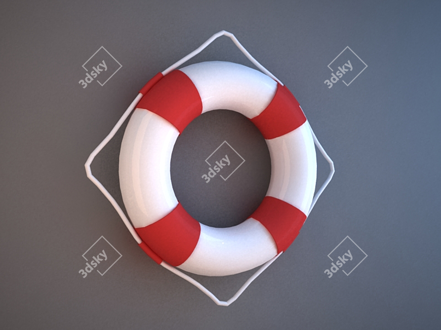 Rescue Ring: Stay Safe! 3D model image 1