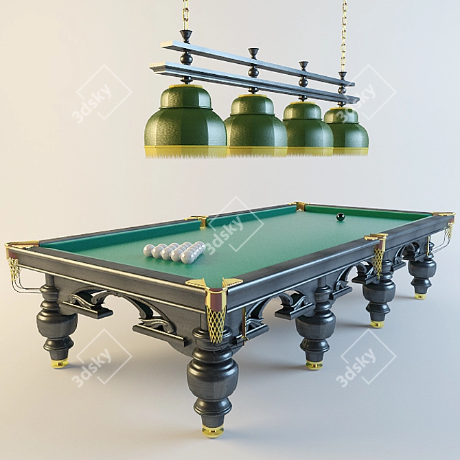 "Venice" Billiard Table by Start Factory 3D model image 1