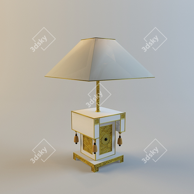 Elegant and Contemporary Lamp: COLOMBOSTILE 50x50xH79 3D model image 1