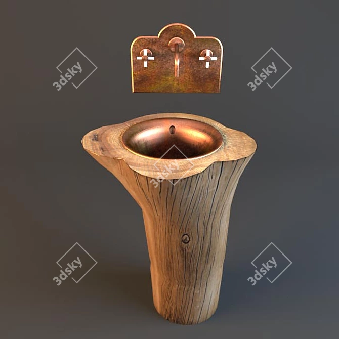 Handmade Beam Laver 3D model image 1