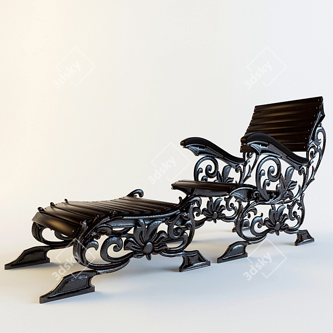 Cozy Comfort Armchair 3D model image 1