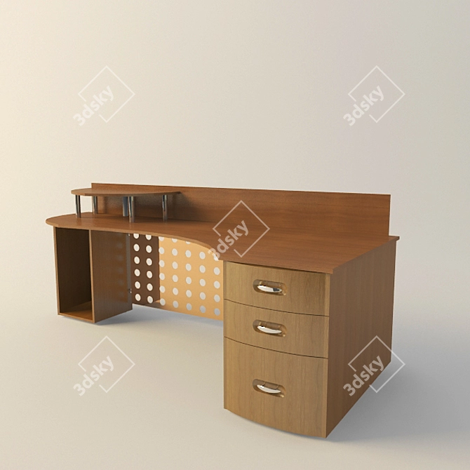 Modern Office Table 3D model image 1