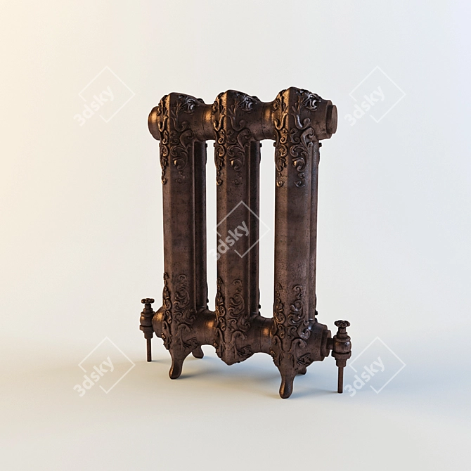 Expandable Radiator 3D model image 1