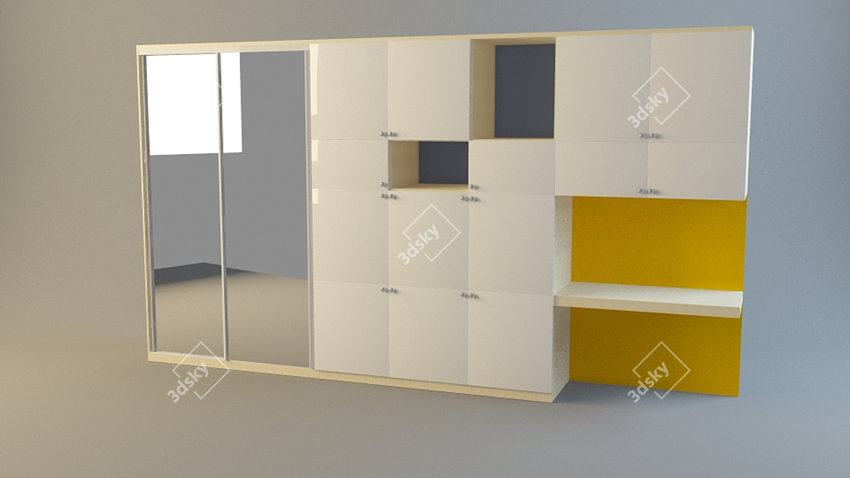 Customized Storage Solution 3D model image 1