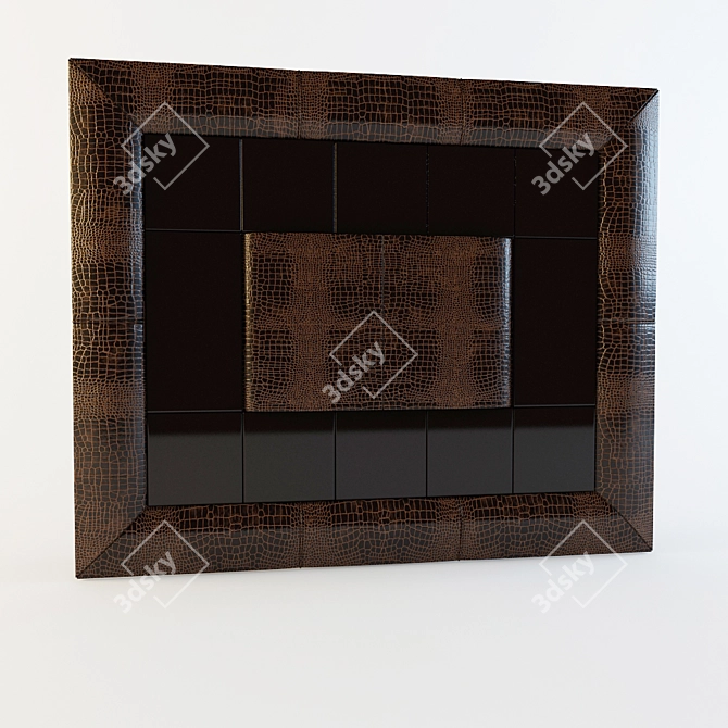 Sleek TV Stand 3D model image 1