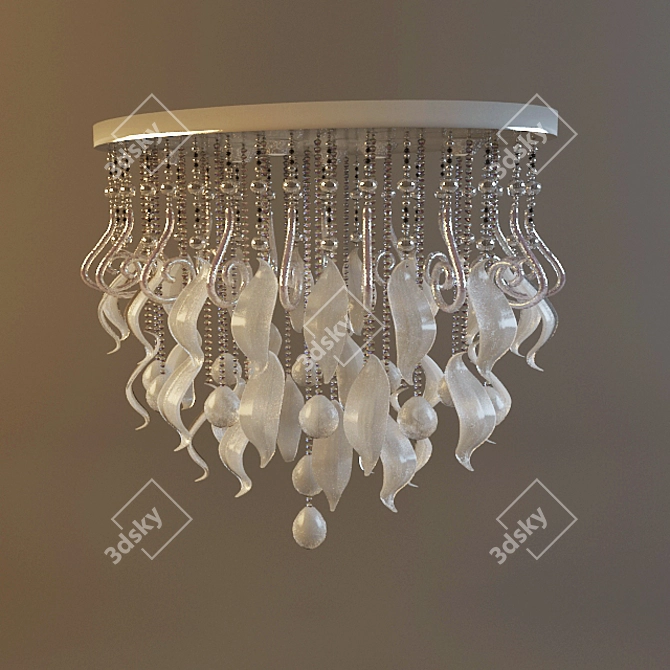 Title: Elysee Crystal Chandelier 3D model image 1