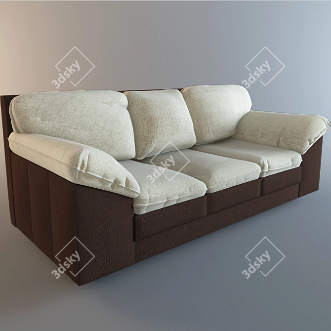 PUSHE Dukes Sofa 3D model image 1