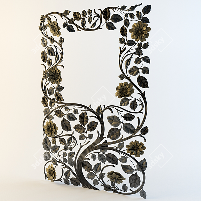 Modern Forged Ornament 3D model image 1