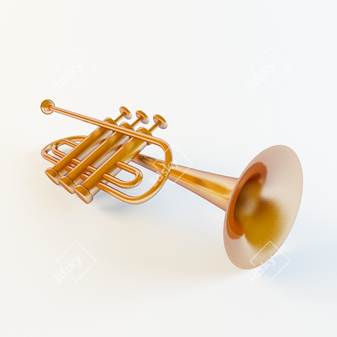 3D Max 2012 Vray Trumpet Kit 3D model image 1