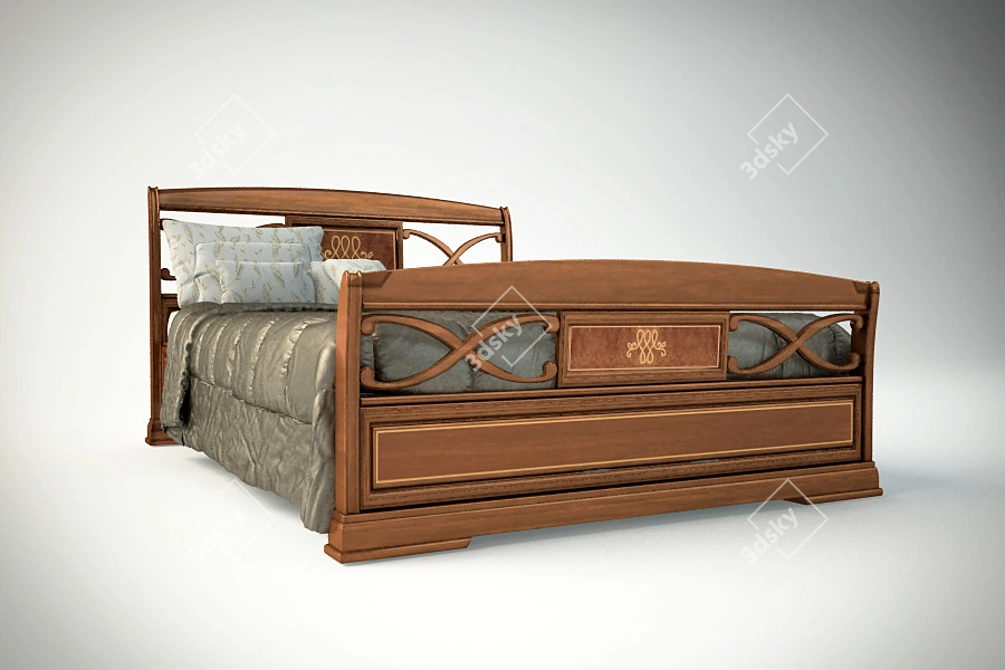 Paganini Bed Set 3D model image 1