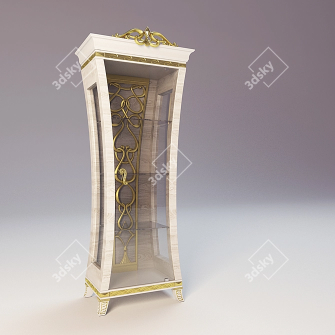 Italian Art Deco Masterpiece 3D model image 1