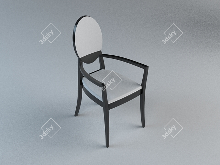 Elegant Calligaris Deja_Vu Chair 3D model image 1