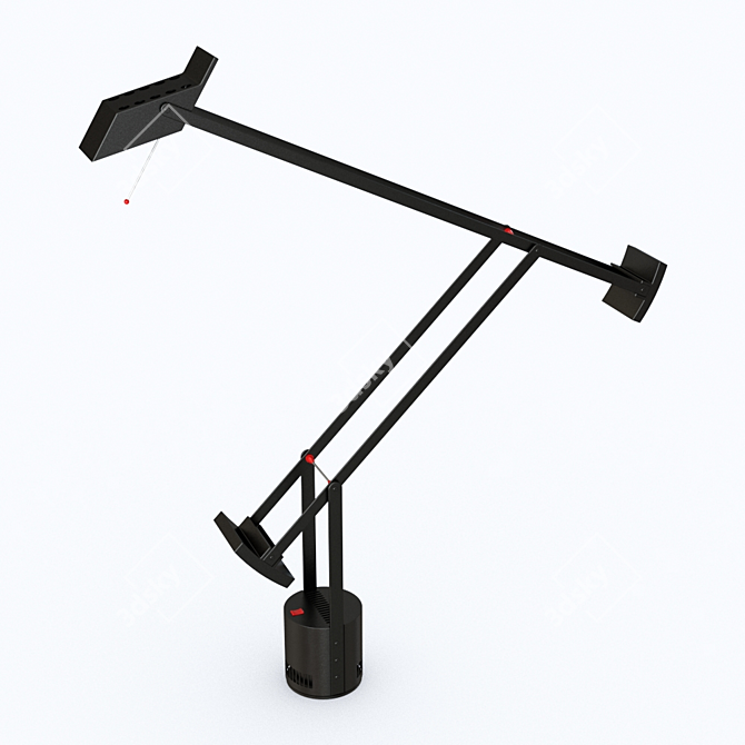 Modern LED Desk Lamp 3D model image 1