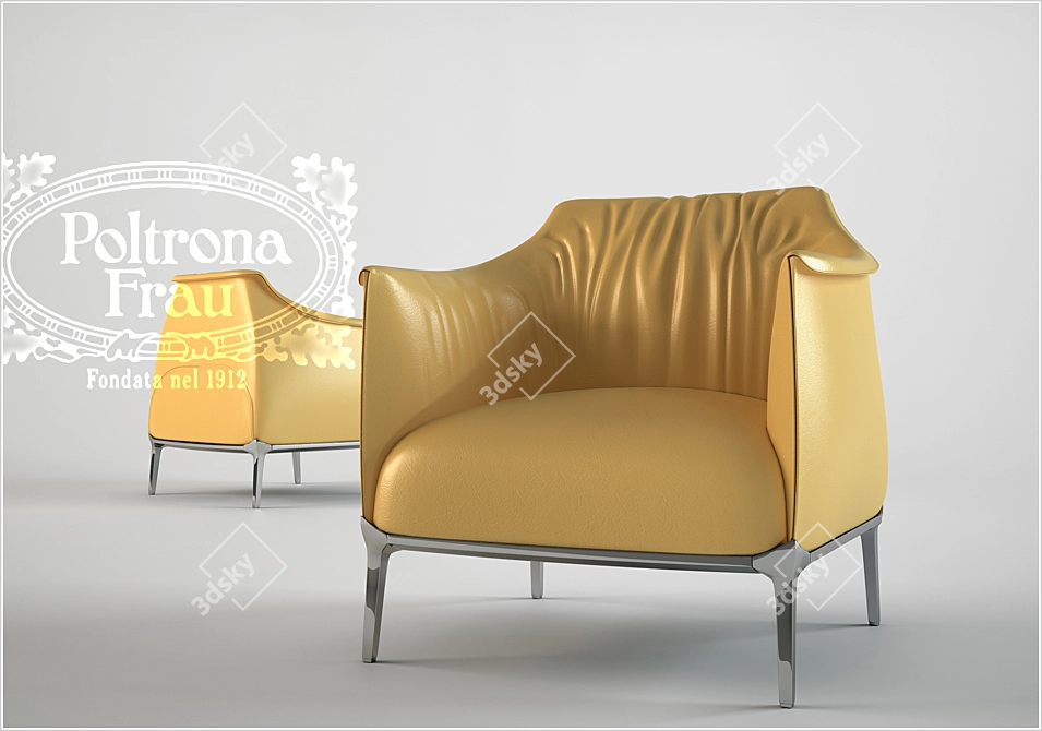 Archibald Luxury Chair 3D model image 1