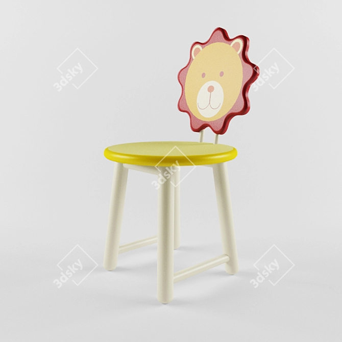 Kids Chair | детский стул 3D model image 1