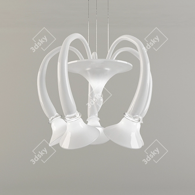 Exquisite De Majo Pendant Light 3D model image 1