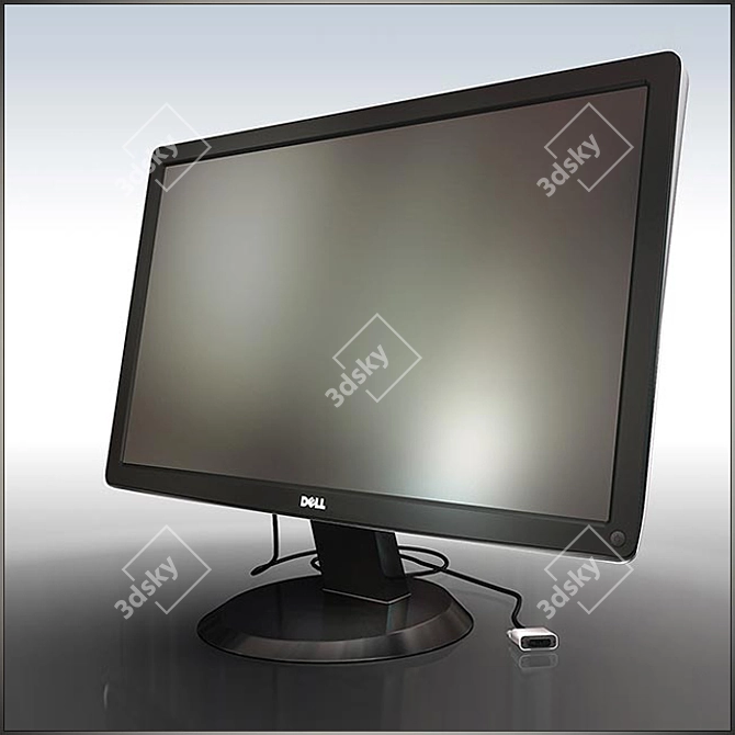 High-Quality Dell ST2310 Monitor 3D model image 1