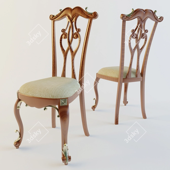 Textured Chair Archive 3D model image 1