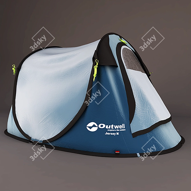 Outwell JerseyM Camping Tent 3D model image 1