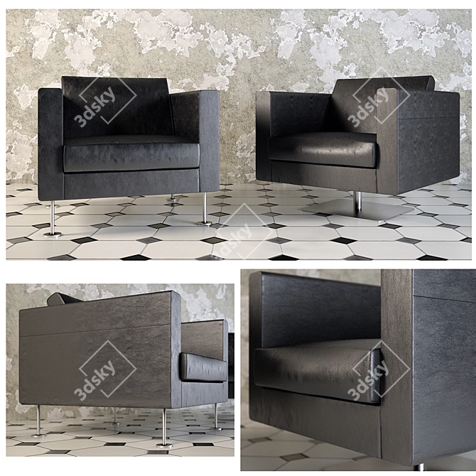 Vitra Park: Ergonomic Dutch Chair 3D model image 1