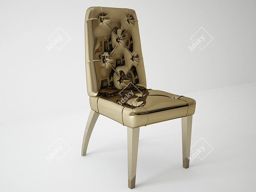 Luxury Versace Chair 3D model image 1