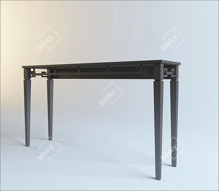 Elegant GALIMBERTI Console 3D model image 1