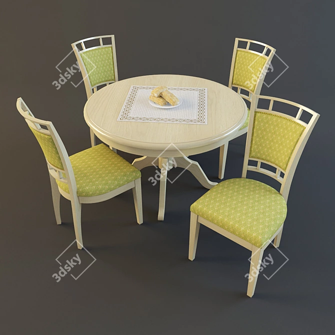 Orim?ks Oak Furniture: Quality Made in Russia 3D model image 1