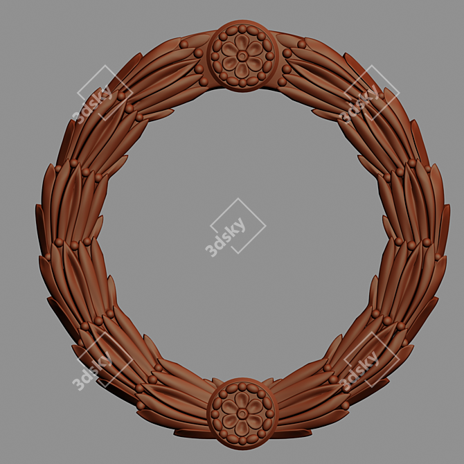 Modern Furniture Plate 3D model image 1