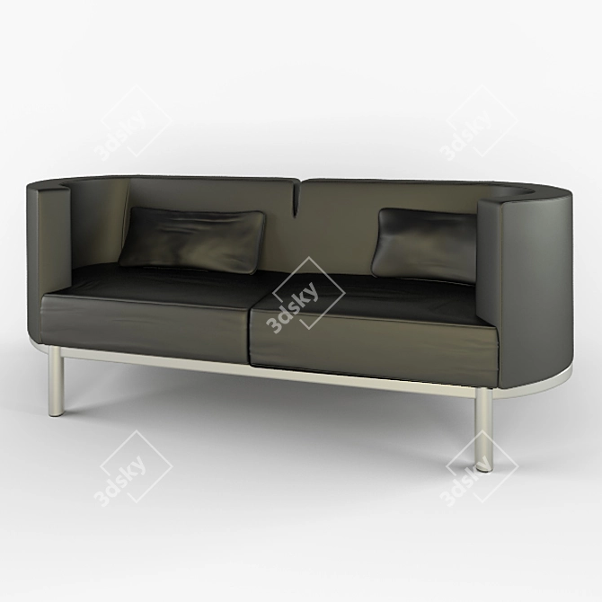 Modern 3D Max Sofa 3D model image 1