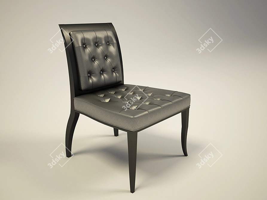Luxury Versace Shadow Chair 3D model image 1