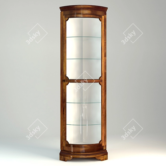 Mirandola Display Cabinet 3D model image 1