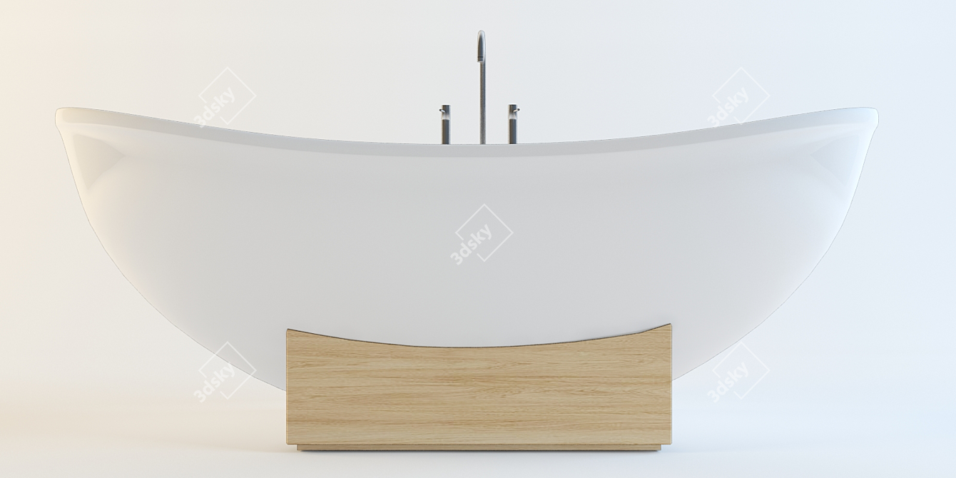 My Nature Villeroy&Boch Bathtub 3D model image 1