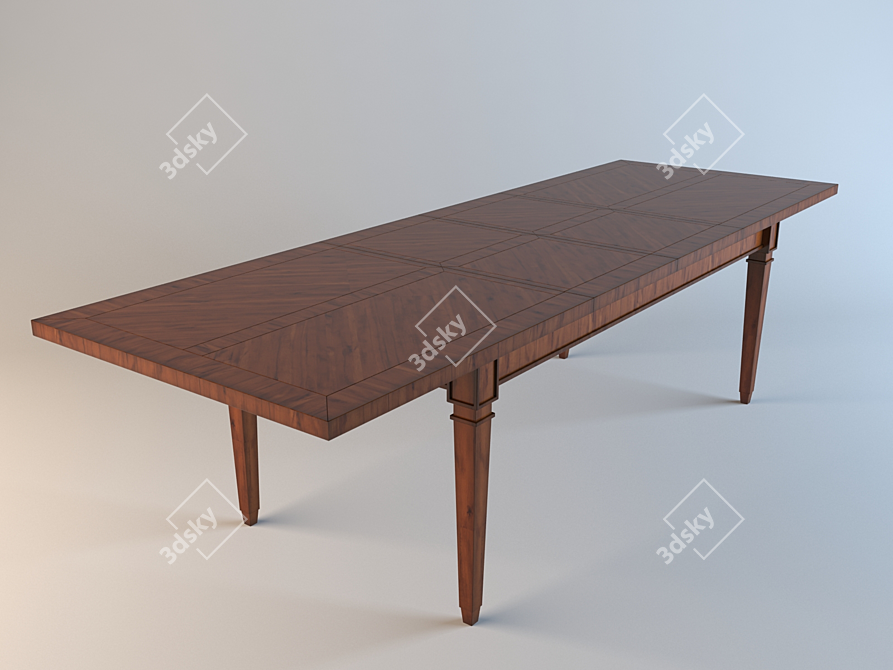 Elegant Morelato Table for Exquisite Interiors 3D model image 1